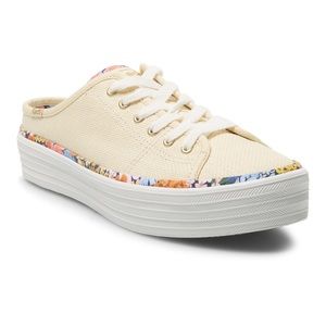 NWOT Keds x Rifle Paper Co | Triple Kick Mule | Size 9.5
